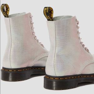New Dr. Martens 1460 Pascal Metallic Croc Boots 9